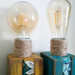 Lampes recyclées