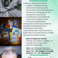 Bon cadeau : Atelier Fermentation avec Eva de la Ferme Batailleuse