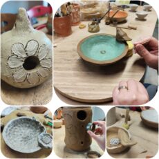 Fabrique ta poterie de jardin avec l'argile locale du Fuilet